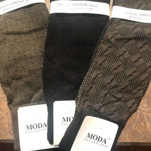 3 pairs Men's DRESS SOCKS by Moda Collezione